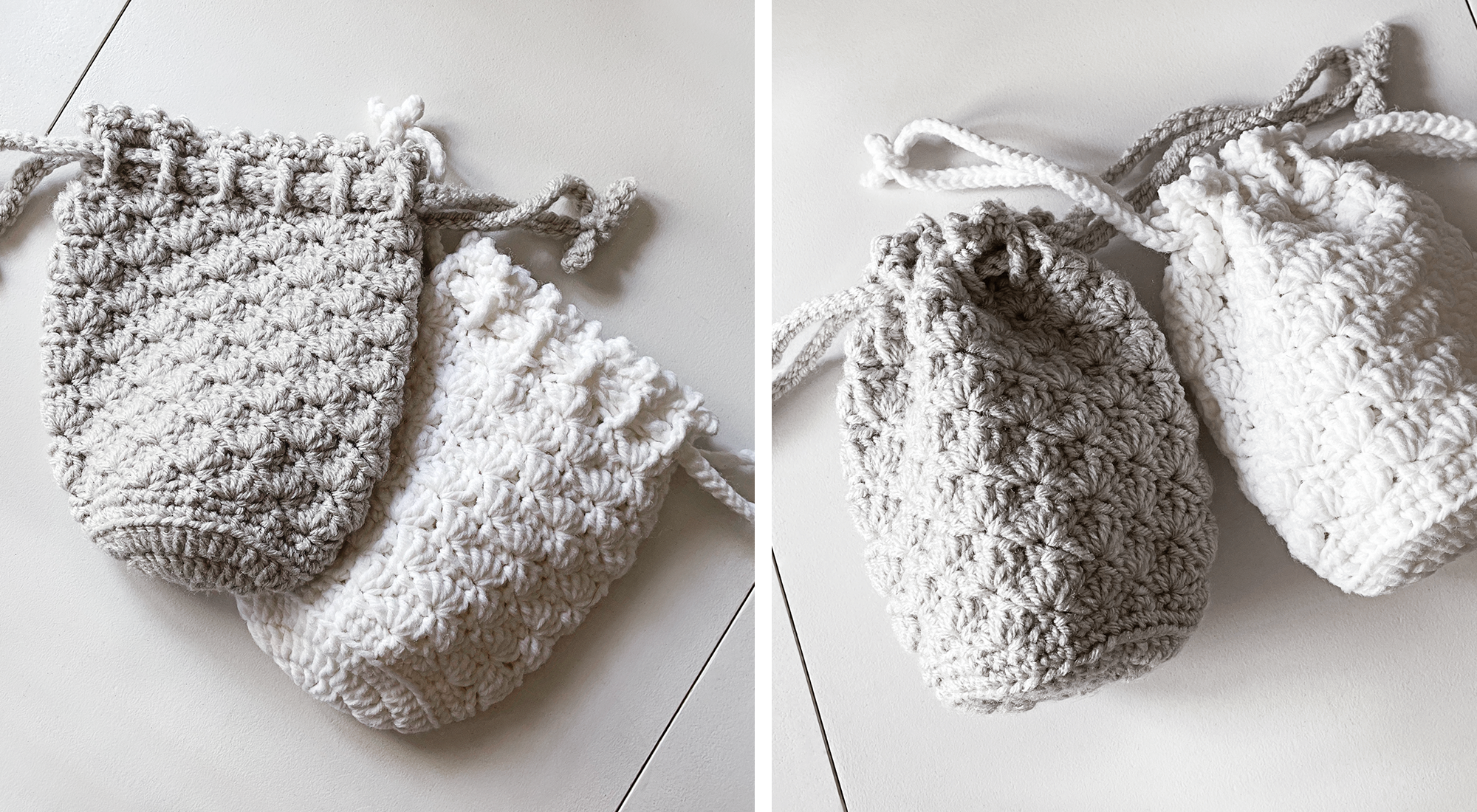 Free* Small Drawstring Pouch - Crochet Pattern – Little Light
