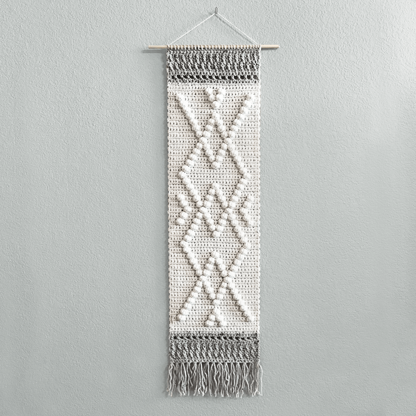 Boho Diamonds Wall Hanging | Crochet Pattern