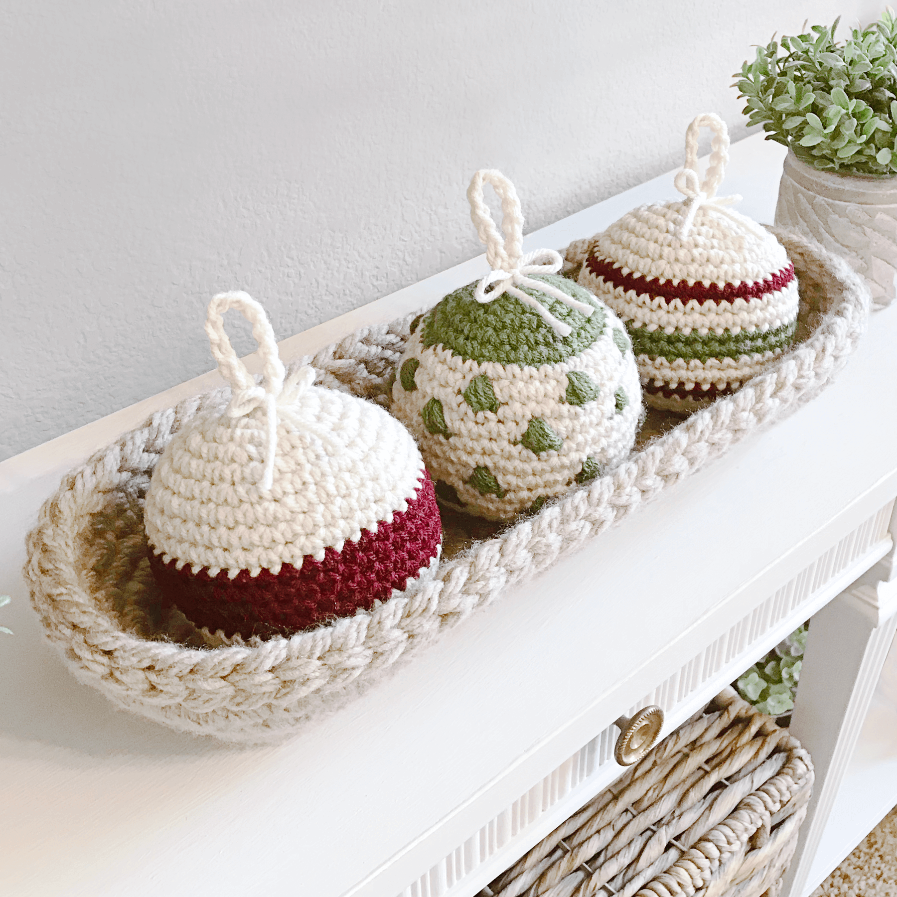 Three Little Bowls - Quick & Easy Crochet Pattern 