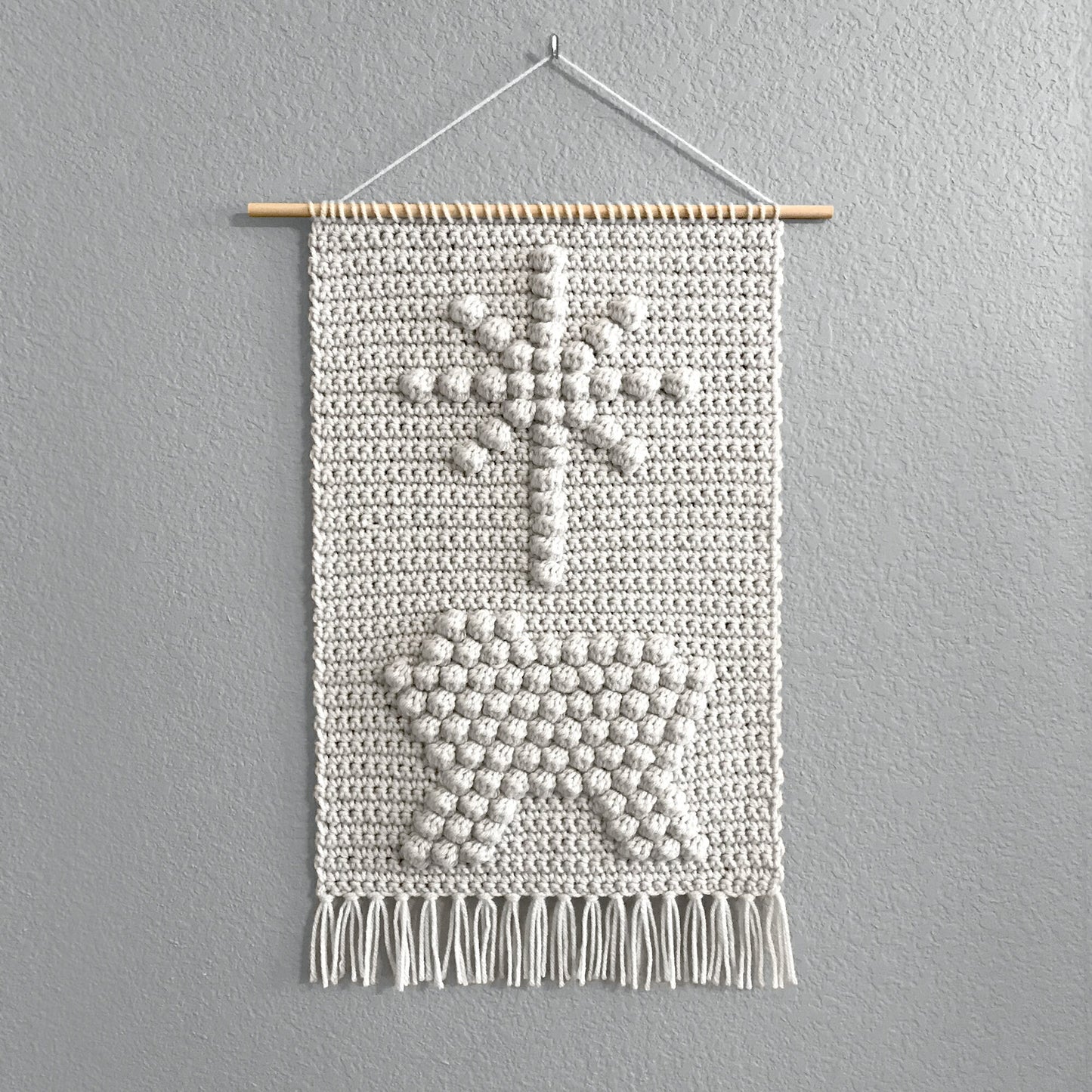 Christ is Born Wall Hanging Pattern | Crochet Pattern