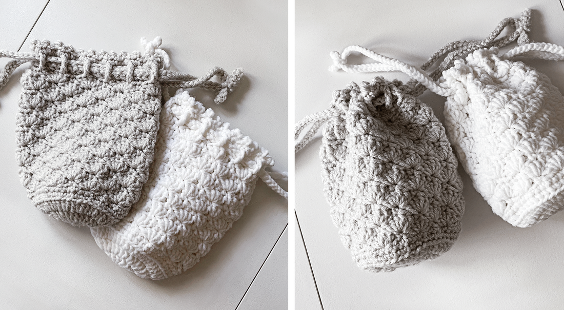Free* Small Drawstring Pouch - Crochet Pattern – Little Light Design Co.