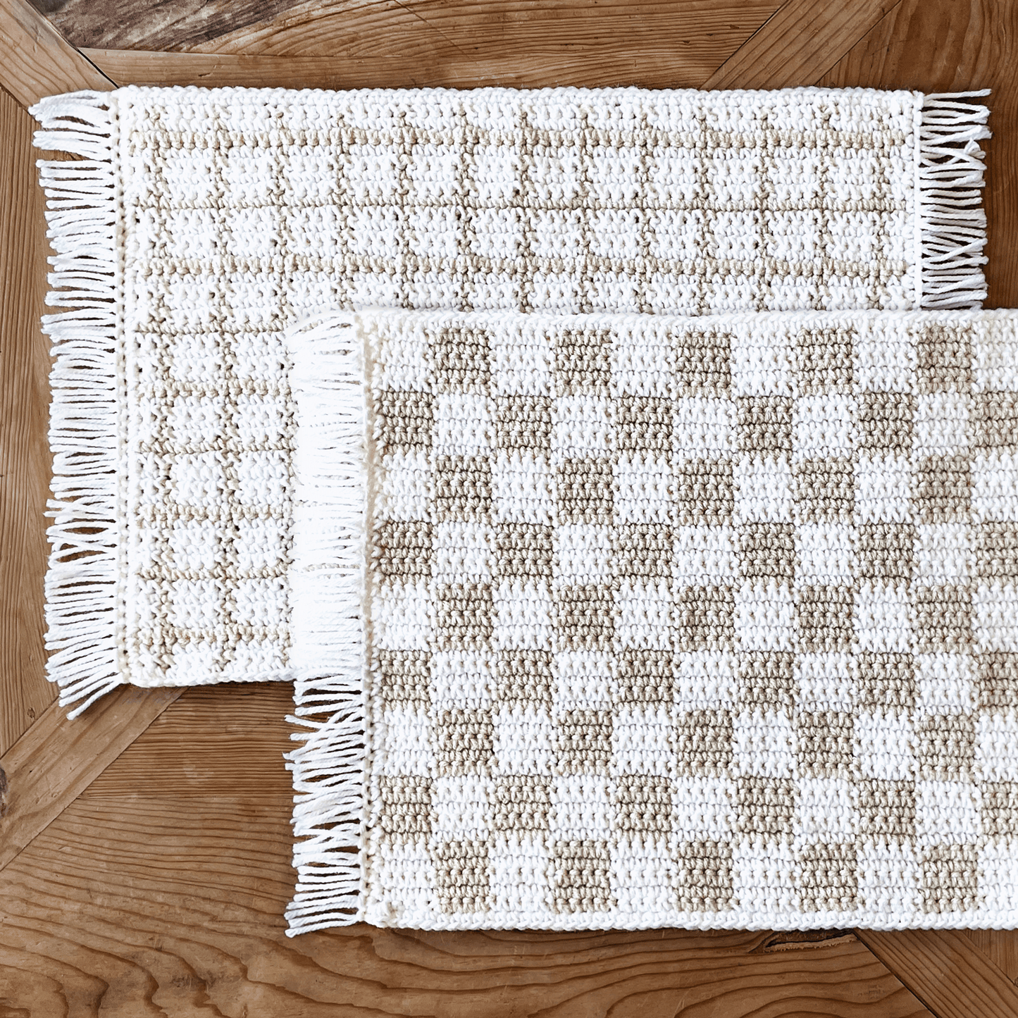 Checker & Grid Placemat Set | Crochet Pattern