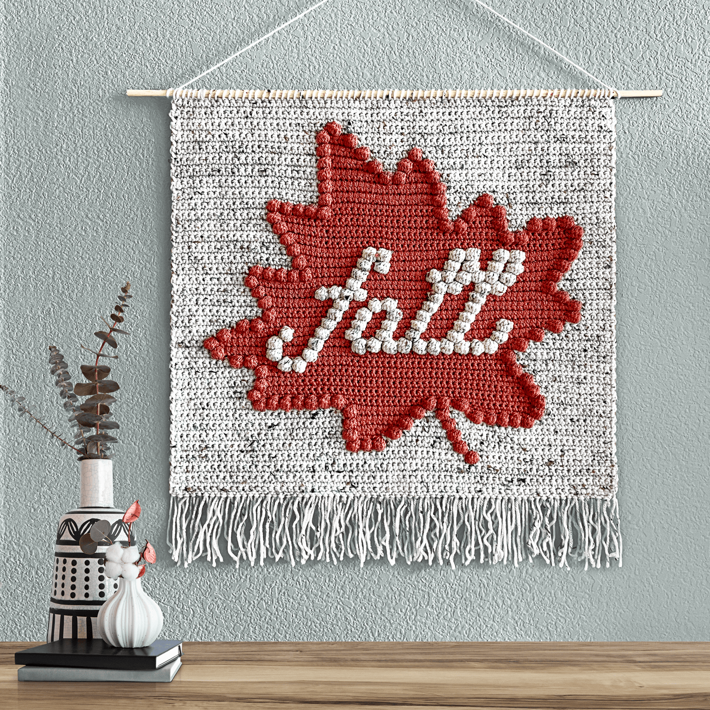 Fall Leaf Wall Hanging | Crochet Pattern