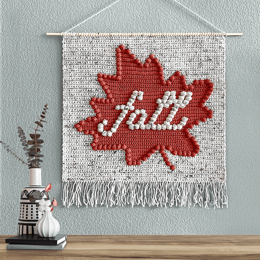 Fall Leaf Wall Hanging | Crochet Pattern