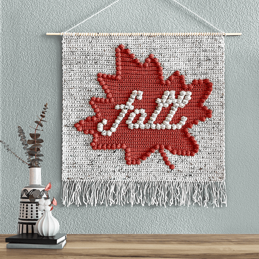 Fall Leaf Wall Hanging | Crochet Pattern