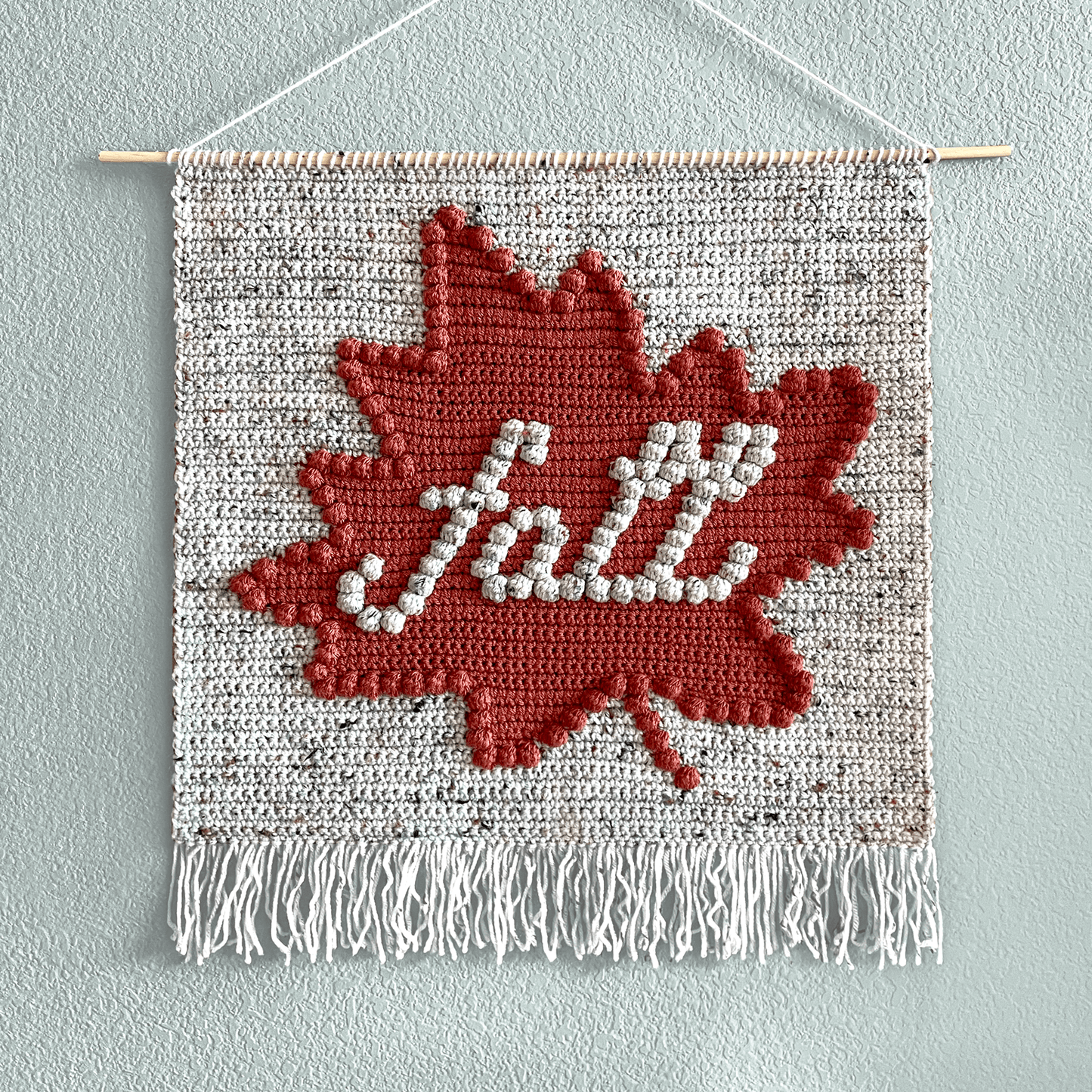 Fall Leaf Wall Hanging | Crochet Pattern
