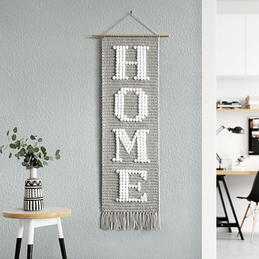 Home Wall Hanging | Crochet Pattern