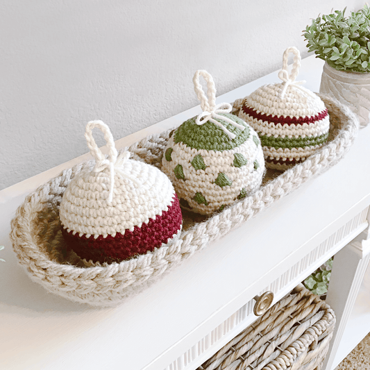 Dough Bowl and Ornaments | Crochet Pattern