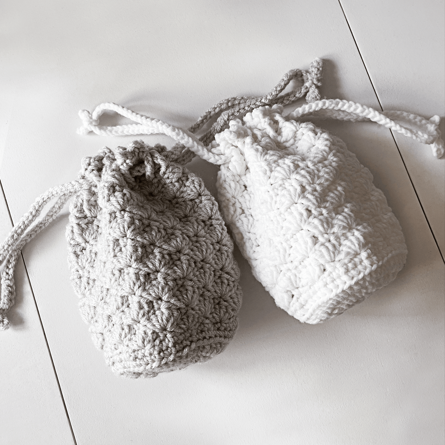 Design Drawstring Pouch Drawstring Pouch | Crochet Pattern – Little Light Design Co.