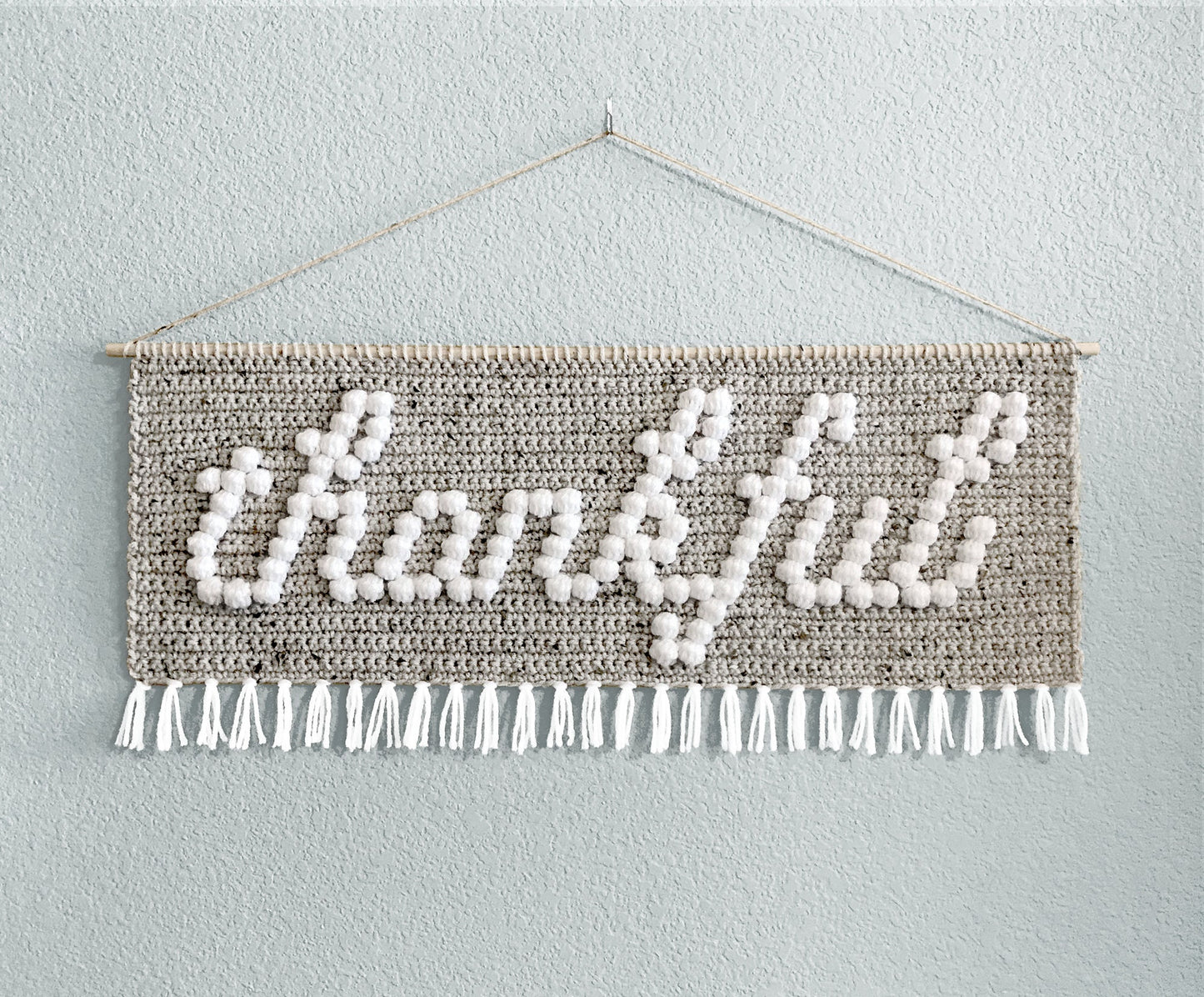Thankful Wall Hanging | Crochet Pattern