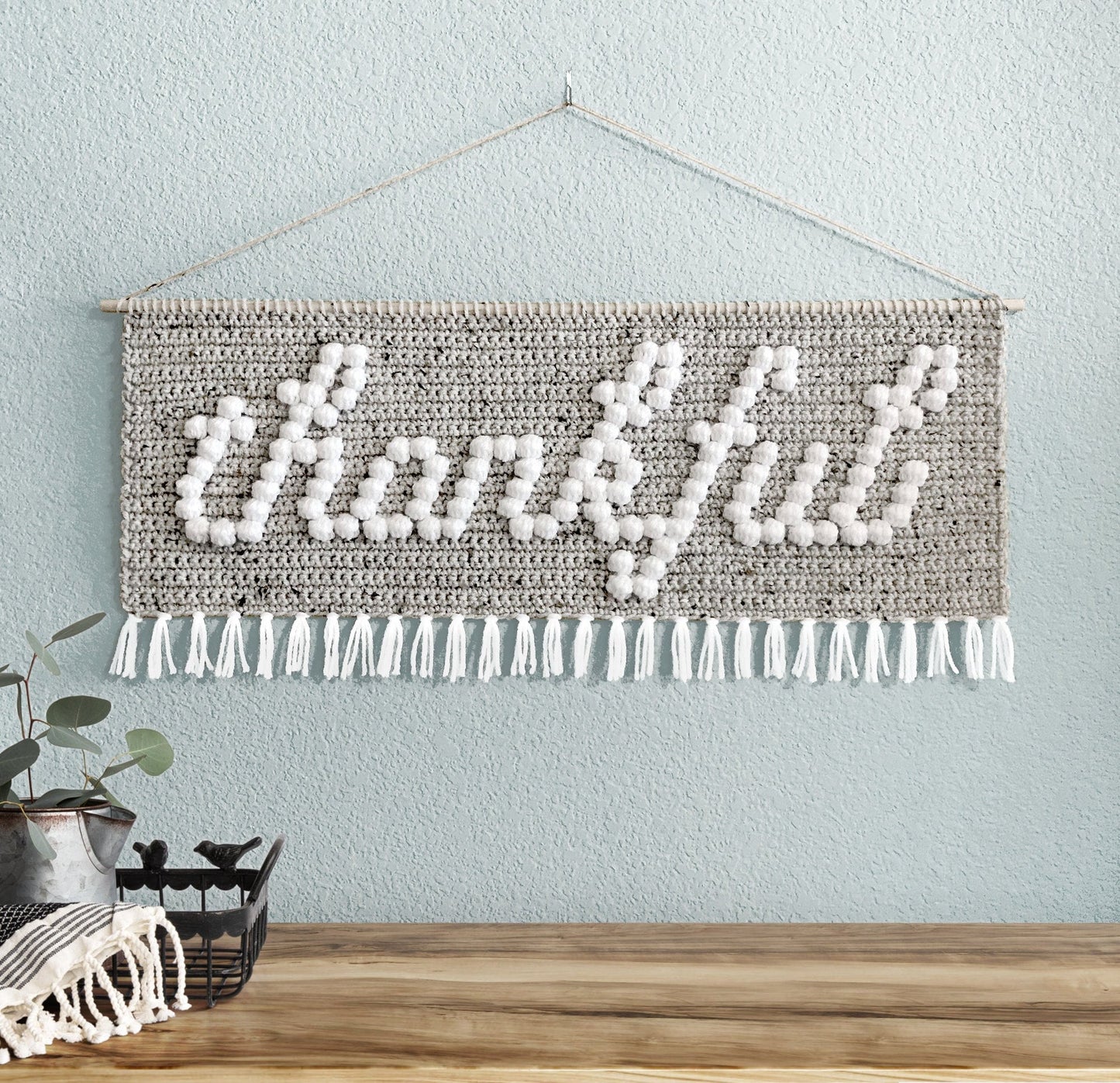 Thankful Wall Hanging | Crochet Pattern