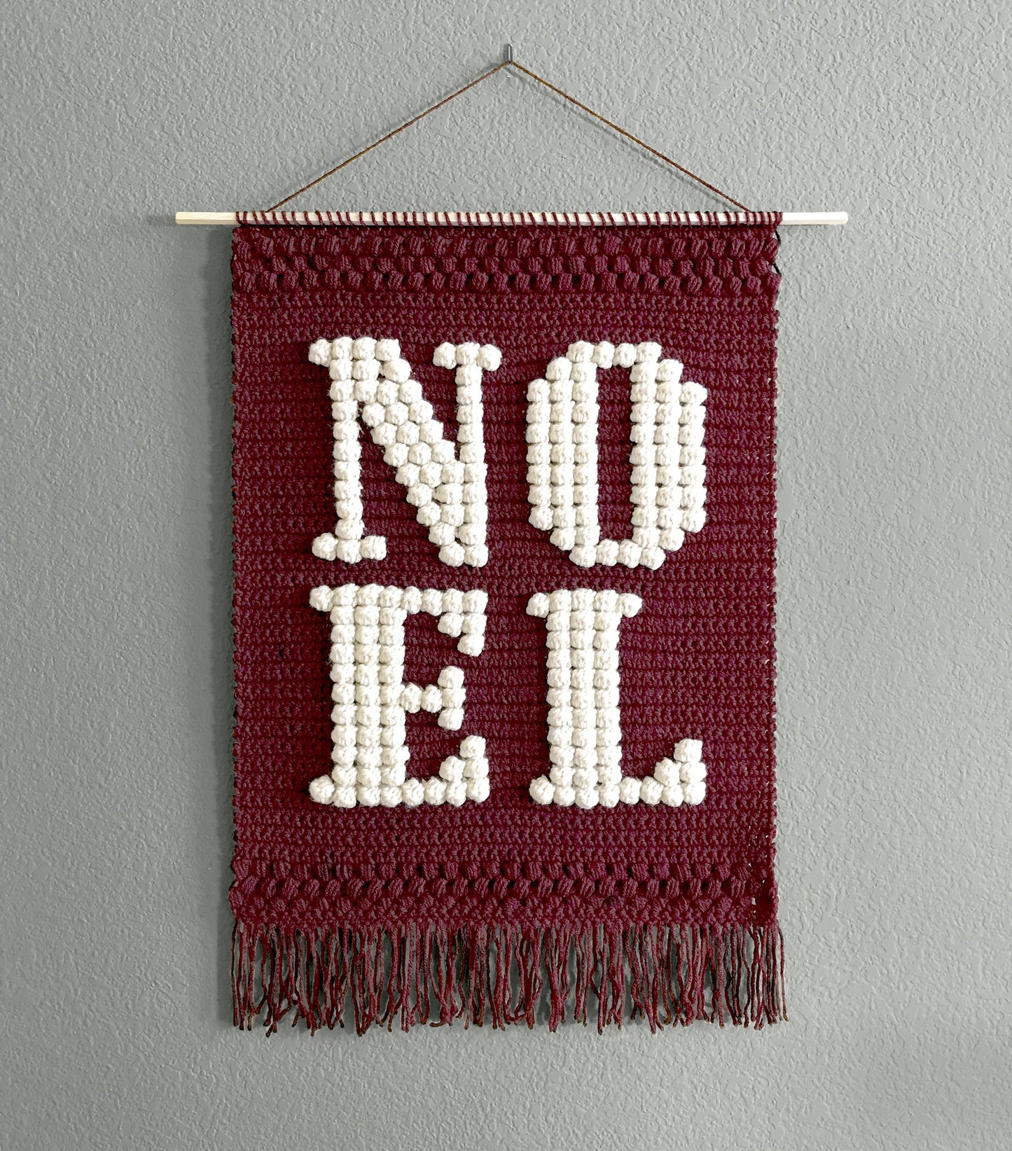 Noel Wall Hanging | Crochet Pattern