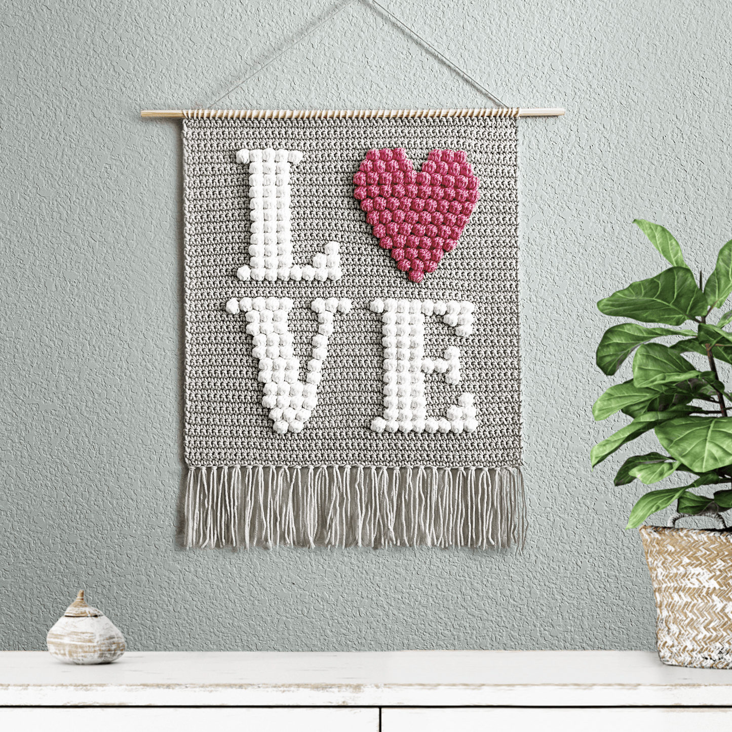 Love Wall Hanging | Crochet Pattern