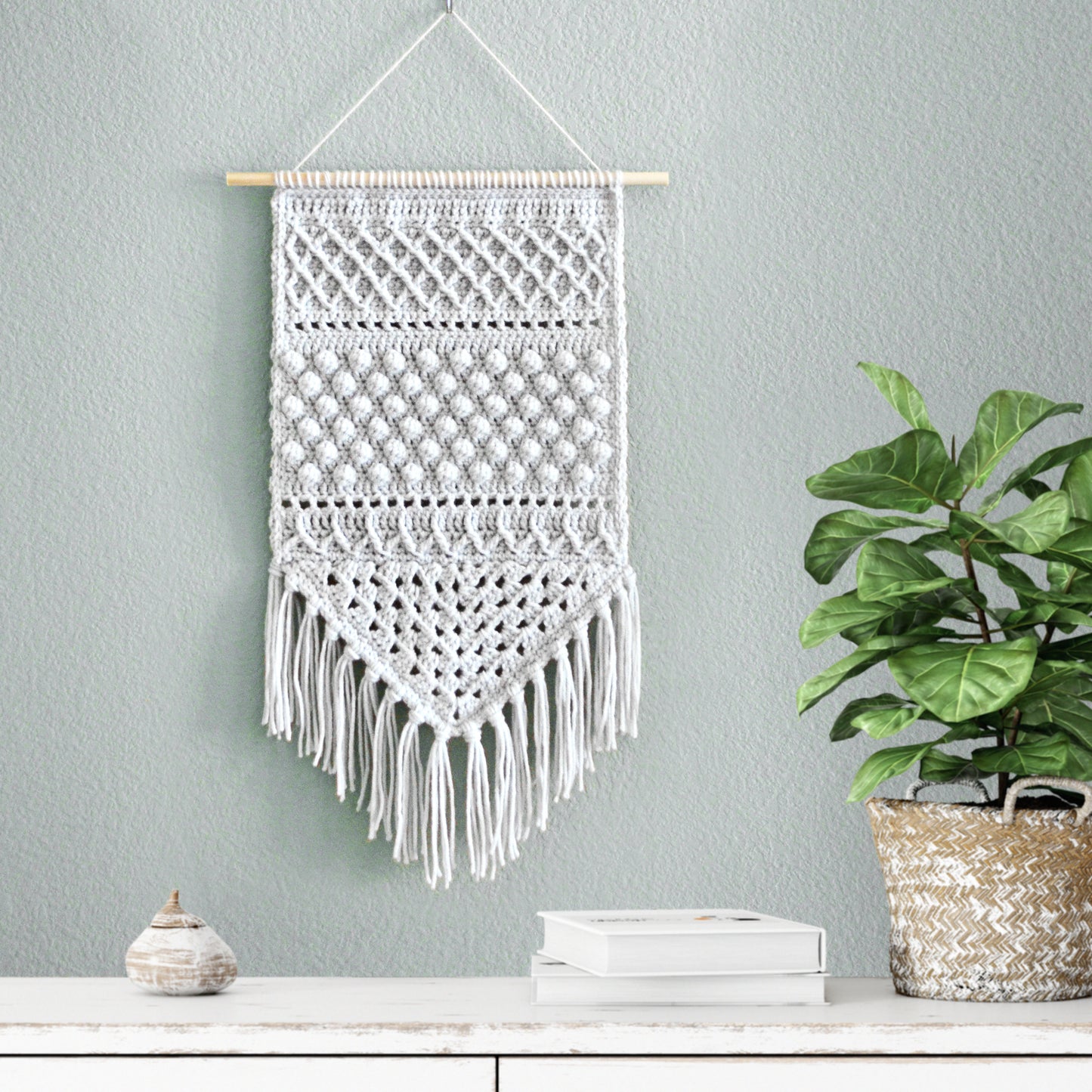 Macrochet Wall Hanging | Crochet Pattern